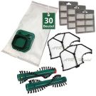 52 tlg Set Filtertüten passt für Vorwerk Kobold VK 140 150 Bürsten Filter Duft