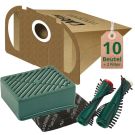 Staubsaugerbeutel + Aktivfilter + Bürsten geeignet für Vorwerk Tiger 251 252 
