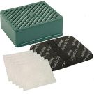 1 Aktivfiltersystem Hepa Filter H 12 grÃ¼n + 5 Motorschutzfilter weiÃ passend fÃ¼r Vorwerk Tiger 251 und 252 Staubsauger