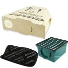 10 Staubsaugerbeutel + Filter geeignet für Vorwerk Kobold VK 131 mit EB 351