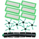 Filter Hepa mit / ohne Seitenbürste Bürste passend für Vorwerk Kobold VR 200 300
