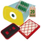 20 Staubsaugerbeutel + Filterset + 20 Duft gelb geeignet für Lux D820 Lux 1