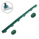 Frontlippe Gummilippe Frontrollen SET passend für Vorwerk Elektrobürste EB 370