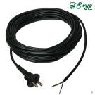 SEBO X XP HS TM Felix Dart Anschlussleitung Ersatzkabel Kabel 230V mit EU Konturen Stecker 5260DG dunkelgrau