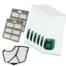 12 Filtertüten Staubsaugerbeutel passt für Vorwerk Kobold 140 150 Filter 12 Duft