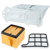 Sparset 18 Staubbeutel Filterset passend für Vorwerk Kobold VK 135 136