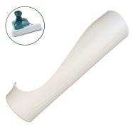 Fronthaube Gehäuse Ersatzteil weiß geeignet für VORWERK Kobold EB 360 NEU