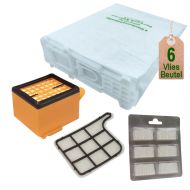 Filtertüten + Filter Set + Duft geeignet für Vorwerk Kobold VK 135 und VK 136 