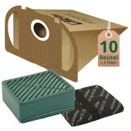 10 Staubsaugerbeutel Filtertüten Hepa Filter geeignet für Vorwerk Tiger 251 252