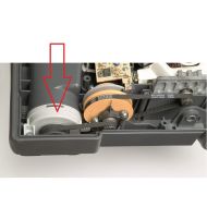 SEBO 5766 hg Bürstenlager Lager links komplett für Bürste SEBO AUTOMATIC X1 X4 G1 G2