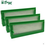 3 Stück HEPA Allergie Filter passend für Vorwerk Kobold VR 200 Saugroboter