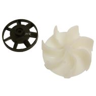 Motor Lüfterrad Flügelrad Turbinenrad geeignet für Vorwerk Kobold VK 119 120 121 und 122