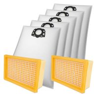 15 Staubsaugerbeutel Filtertüten + 2 Filter passend für Kärcher MV 4 5 6 WD 4 5 6